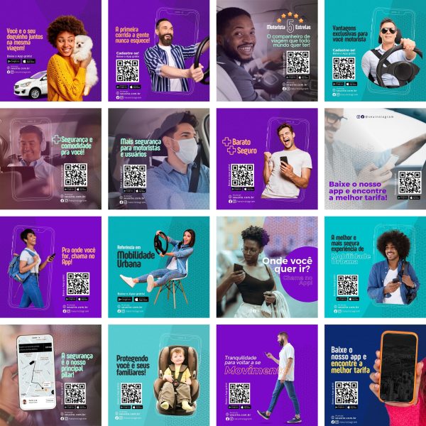 Pack Canva Mobilidade Urbana 2.0 50 Modelos Editáveis+ Bônus