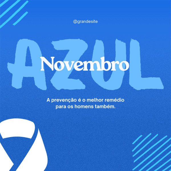 Pack Canva Novembro Azul 30 Modelos Editáveis+ Bônus