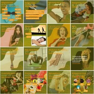 Pack Canva Nutricionista Nutrição 200 Modelos Editáveis+ Legendas