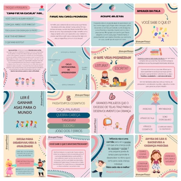 Pack Canva Pedagoga 100 Modelos Editáveis+ Bônus