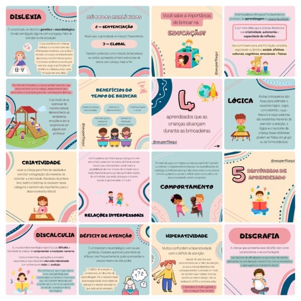 Pack Canva Pedagoga 100 Modelos Editáveis+ Bônus