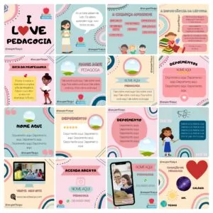 Pack Canva Pedagoga 100 Modelos Editáveis+ Bônus 17 Pack Canva Pedagoga 100 Modelos Editáveis+ Bônus