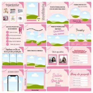 Pack Canva Personalizados Sublimação 100 Modelos Editáveis+ Bônus