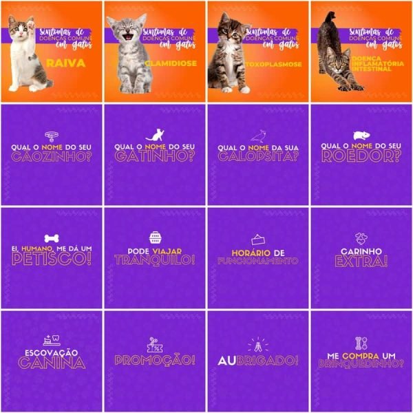 Pack Canva Pet Shop 200 Modelos Editáveis+ Legendas