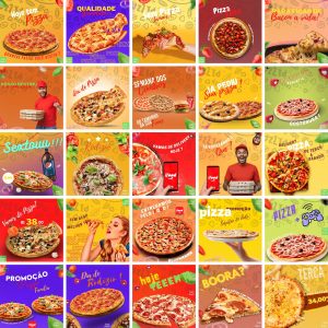 Pack Canva Pizzaria Pizza 3.0 50 Modelos Editáveis+ Bônus