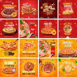 Pack Canva Pizzaria Pizza 30 Modelos Editaveis Bonus 2