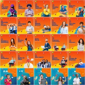Pack Canva Provedor de Internet 200 Modelos Editáveis+ Legendas