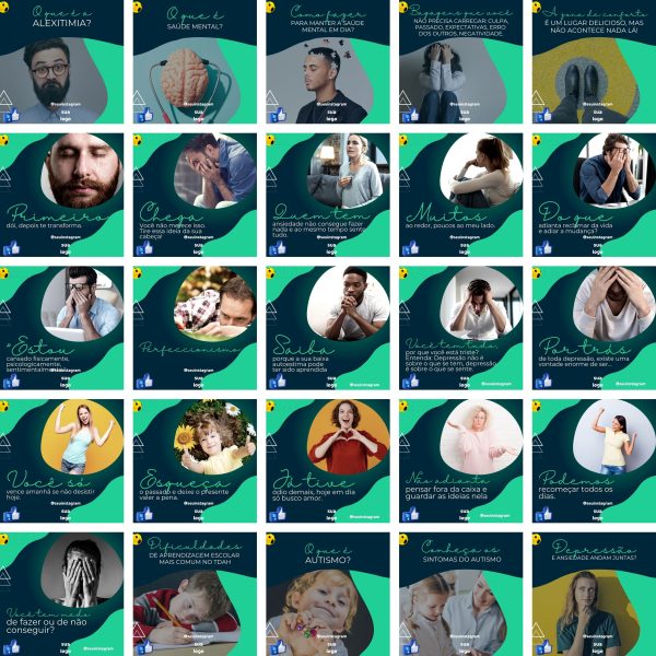 Pack Canva Psicologos 220 Modelos Editáveis+ Bônus