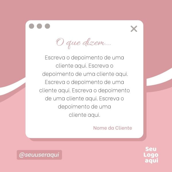 Pack Canva Salão de Beleza Feminino 10 Modelos Editáveis+ Bônus