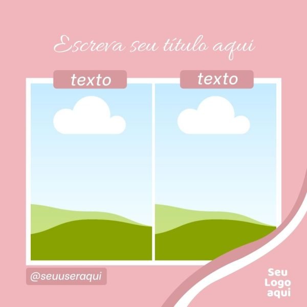 Pack Canva Salão de Beleza Feminino 10 Modelos Editáveis+ Bônus