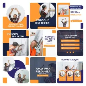 Pack Canva Serviços Gerais 30 Modelos Editáveis+ Bônus