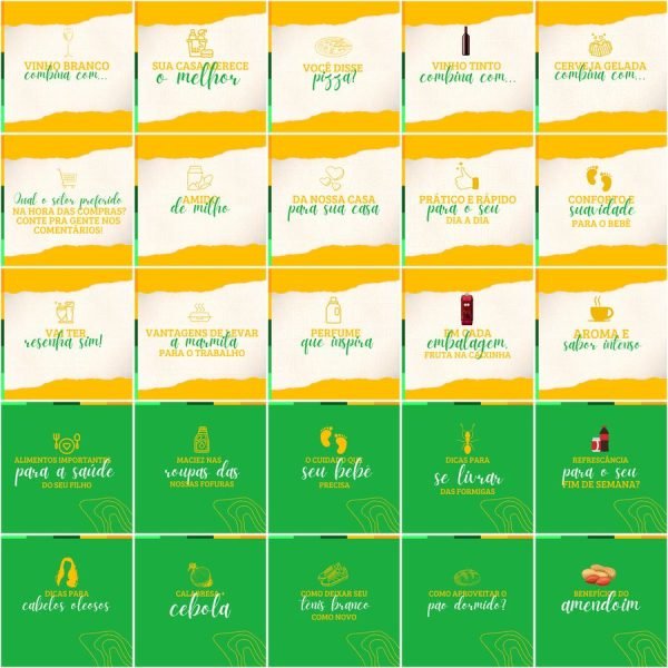 Pack Canva Supermercados 200 Modelos Editáveis+ Legendas