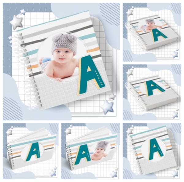 Pack Capas Alfabeto Menino e Menina - Arquivo Digital