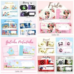 Pack Cartão Sus Meninos e Meninas 01 - Arquivo Digital 15 Pack Cartão Sus Meninos e Meninas 01 - Arquivo Digital