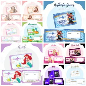 Pack Cartão Sus Meninos e Meninas - Arquivo Digital 16 Pack Cartão Sus Meninos e Meninas - Arquivo Digital