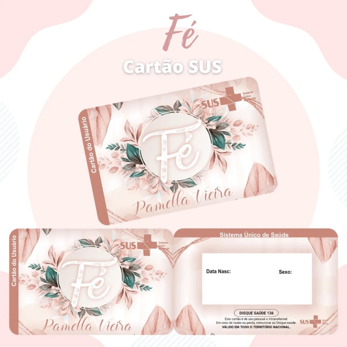 Pack Cartão Sus Meninos e Meninas - Arquivo Digital