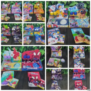 Pack Cestinha Confeiteiro Temas Infantis e Molde