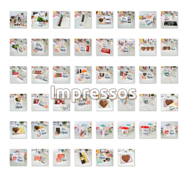 Pack Dia Das Maes Impressos Papelaria Caixas Balinhas Caneca 6
