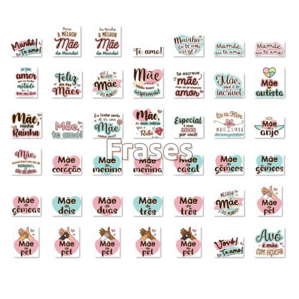 Pack Dia Das Maes Impressos Papelaria Caixas Balinhas Caneca 9
