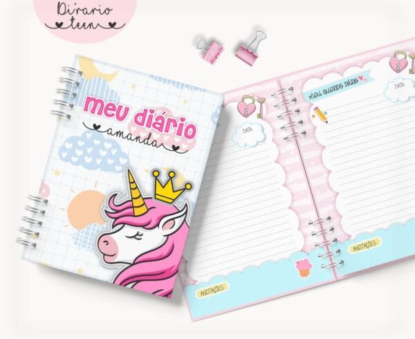 PACK DIÁRIO TEEN MENINA - ARQUIVO DIGITAL