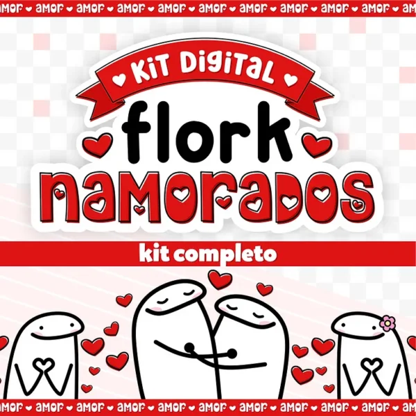 Pack Digital Flork Dia Dos Namorados Com 600 Arquivos 10