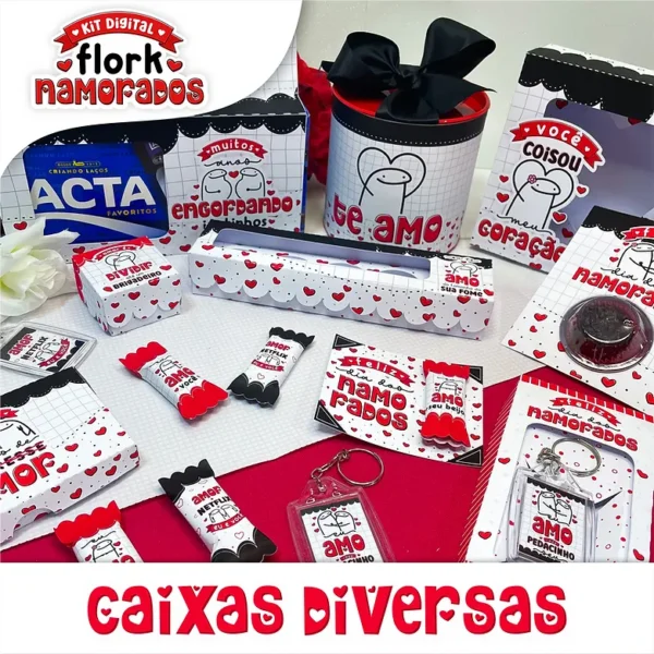Pack Digital Flork Dia Dos Namorados Com 600 Arquivos 2