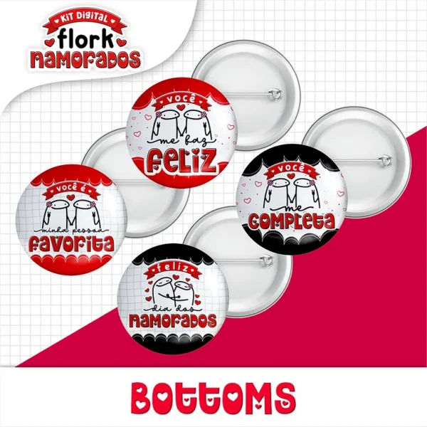 Pack Digital Flork Dia Dos Namorados Com 600 Arquivos 3