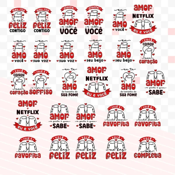 Pack Digital Flork Dia Dos Namorados Com 600 Arquivos 8