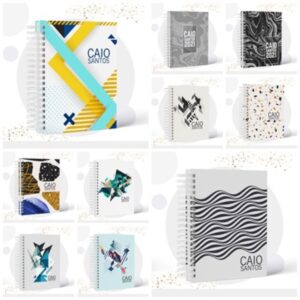 Pack Encadernação Masculina - Arquivo Digital