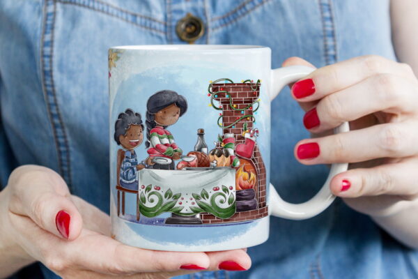 Pack Estampa Arte Caneca Natal - Arquivo Digital