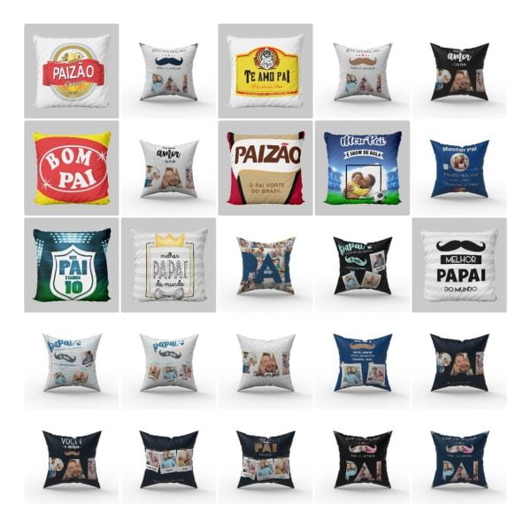 Pack Estampas Dia Dos Pais Caneca Camiseta Almofada Azulejo