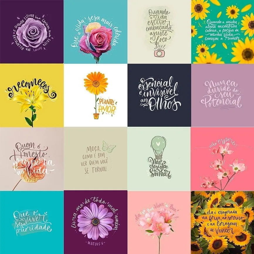 Pack Estampas Motivacionais Frases E Artes Personalizados