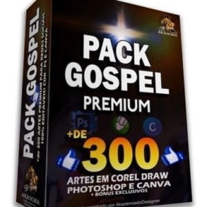 Pack Gospel 100+ Artes Corel Draw Editável Igreja Religiosos