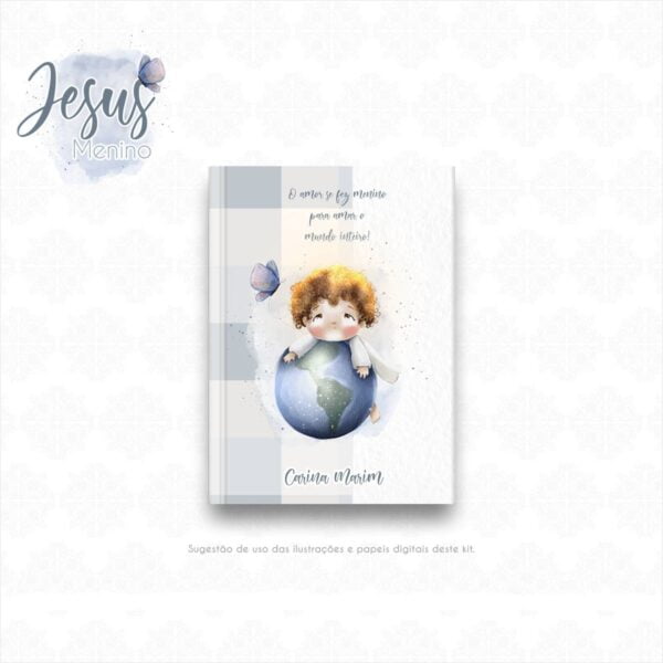 Pack Ilustrações Jesus Menino Santinhos para Personalizados