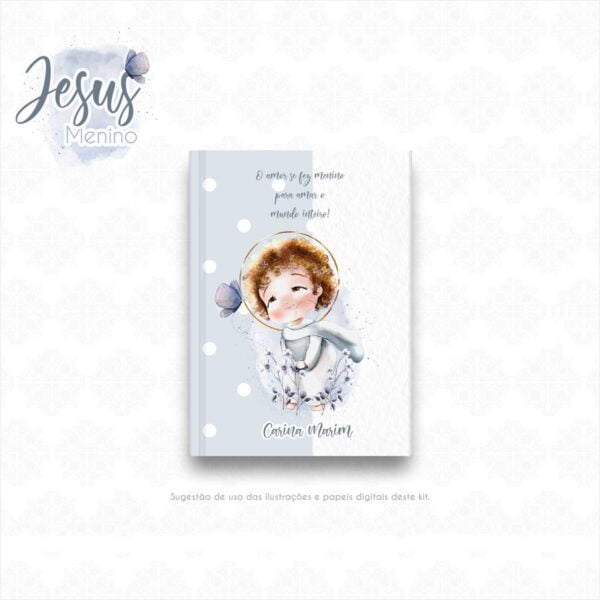 Pack Ilustrações Jesus Menino Santinhos para Personalizados