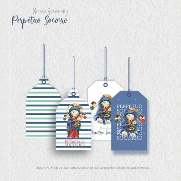 Pack Ilustrações Png Nossa Senhora do Perpétuo Socorro