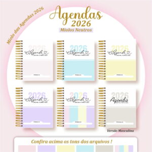 pack miolos neutros 2026 com 300 modelos em pdf