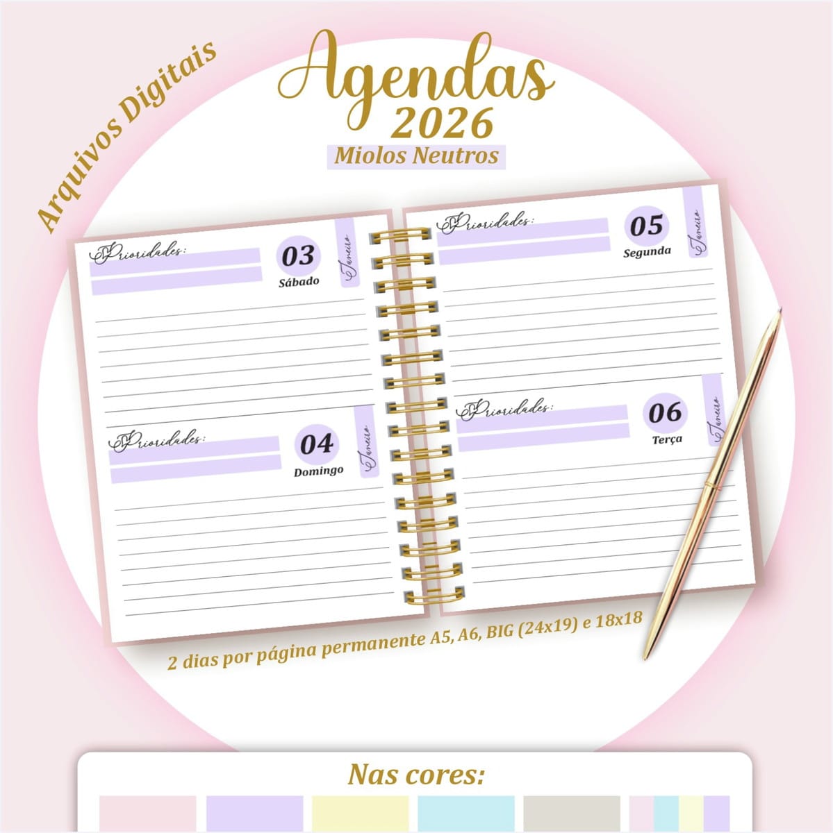 Pack Miolos Neutros 2026 com 300 Modelos em PDF 4 Pack Miolos Neutros 2026 com 300 Modelos em PDF - Imagem 4