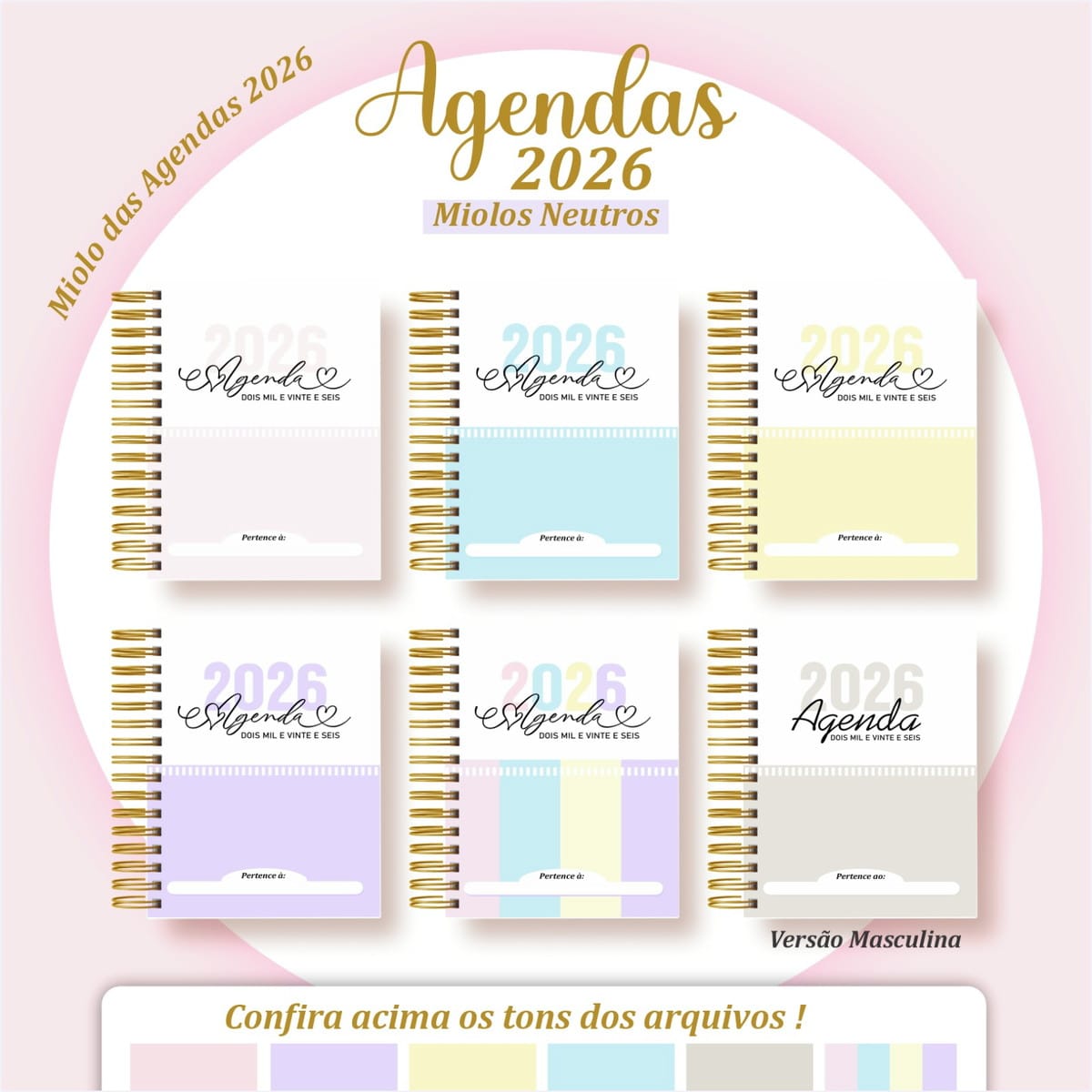 Pack Miolos Neutros 2026 com 300 Modelos em PDF 5 Pack Miolos Neutros 2026 com 300 Modelos em PDF - Imagem 5