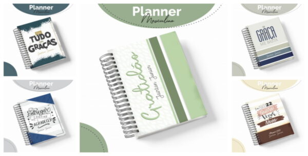 Pack Planners Masculino - Arquivo Digital