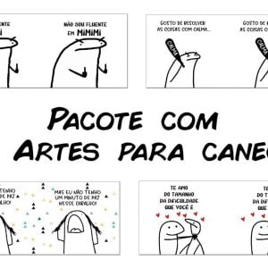 Pacote +90 Artes Para Canecas Flork 350 Arquivos Digitais