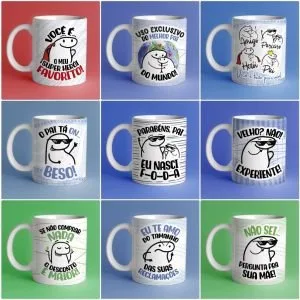 Pacote Artes Caneca Dia Dos Pais Flork 18 Arquivos Pdf Jpg
