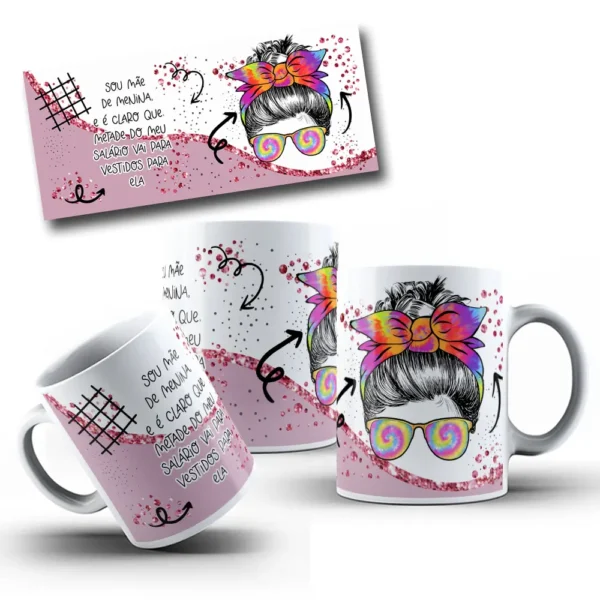 Pacote De 9 Designs Png Para Caneca Edicao Mae 3