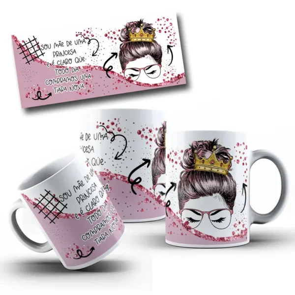Pacote De 9 Designs Png Para Caneca Edicao Mae 7