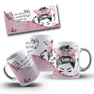 Pacote De 9 Designs Png Para Caneca Edicao Mae 9
