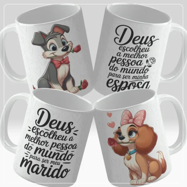 Pacote de Arte para Caneca - Especial Dia dos Namorados