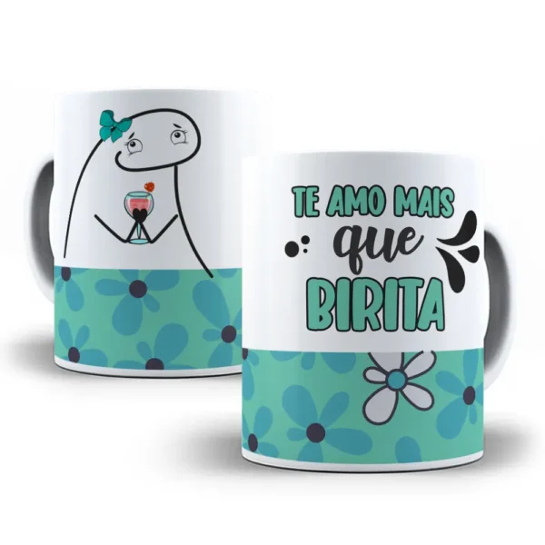 Pacote de Artes Canecas Românticas Flork - Editáveis