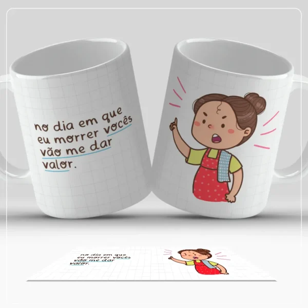 Pacote Exclusivo de Arte para Canecas - Dia das Mães
