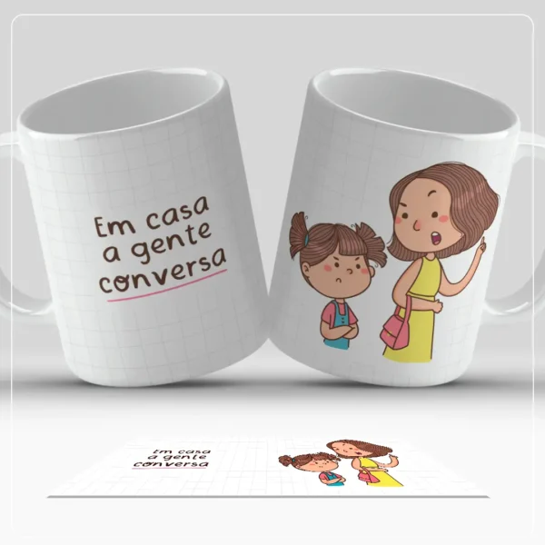 Pacote Exclusivo de Arte para Canecas - Dia das Mães