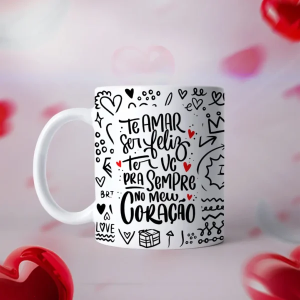 Pacote Exclusivo de Artes para Caneca - Dia dos Namorados